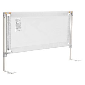 3 Piece Toddler Bed Rail, Kids Beds Guard Rail with Reinforced Iron Pipe and Oxford Cloth, Adjustable Height Bed Side Railing (Side & Head/Footboard Size Range: Queen, Guard Position: Double Sides+Footboard)