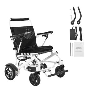 Electric Wheelchair for Adults, 300lbs Capacity, Foldable & Lightweight Motorized Wheelchair, 13-Mile Long Travel Range, All-Terrain Powered Chai (Size/Backrest: 36.42x26.38x38.6 inch/Not Adjustable)
