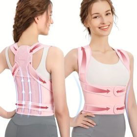 Ergonomic Back Support Instrument - Adjustable Support for Improved Alignment, Comfortable Design for Valentine's Day Women's Day, Breathable Mat (Model: S)